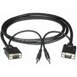 C2G 5m Monitor Cable + 3.5mm Audio VGA (D-Sub) + 3,5mm Negro