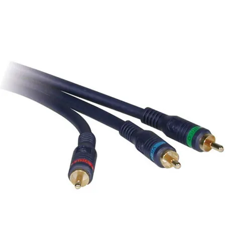 C2G 20m Velocity Component Video Cable componente ( YPbPr) cable de vídeo 3 x RCA Negro