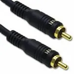 C2G 3m Velocity Bass Management Subwoofer Cable cable de audio RCA Negro