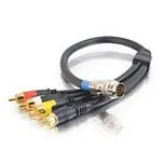 C2G 0.5m RapidRun S-Video+Composite Video+Stereo Audio V.2 Break-Away Flying Lead 0,5 m Azul