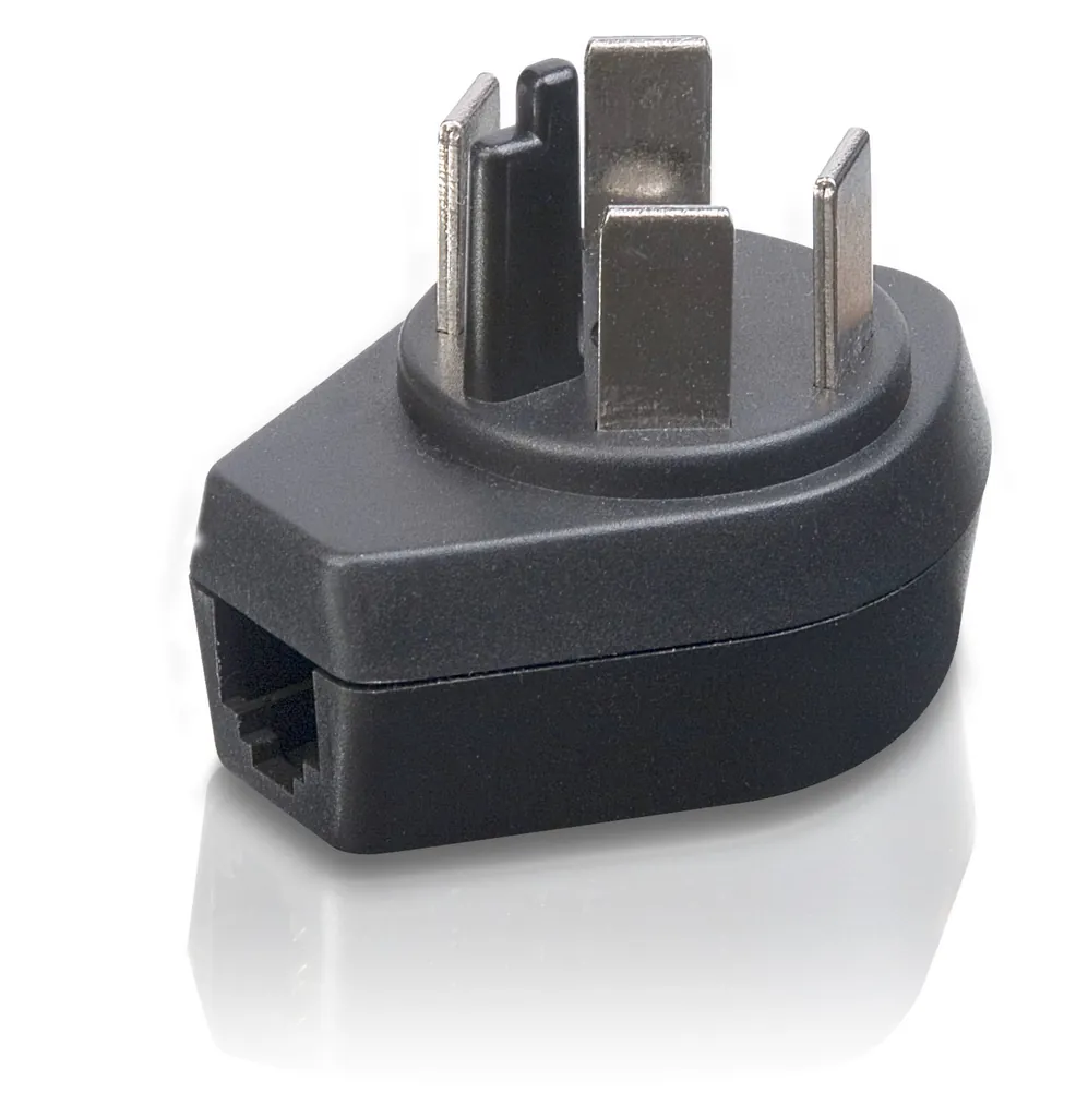 Philips SDJ4200W/13 cambiador de género para cable 4-prong adapter RJ11 Negro