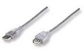 Manhattan USB 2.0 Extension Cable cable USB 5 m USB A Transparente