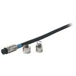 C2G 1m RapidRun™ HT (5-Coax ) Runner™ Extension Cable - CL2-Rated cable coaxial Negro