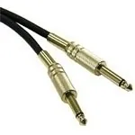 C2G 3m Pro-Audio 6.3mm Cable M/M cable de audio 6,35mm Negro