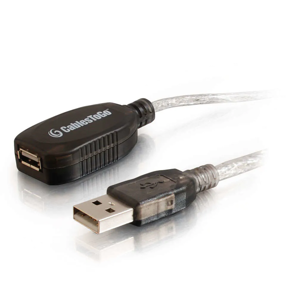 C2G 5m USB A M/FM Cable cable USB Transparente