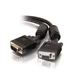 C2G Monitor HD15 M/F Cable, 25m cable VGA VGA (D-Sub) Negro