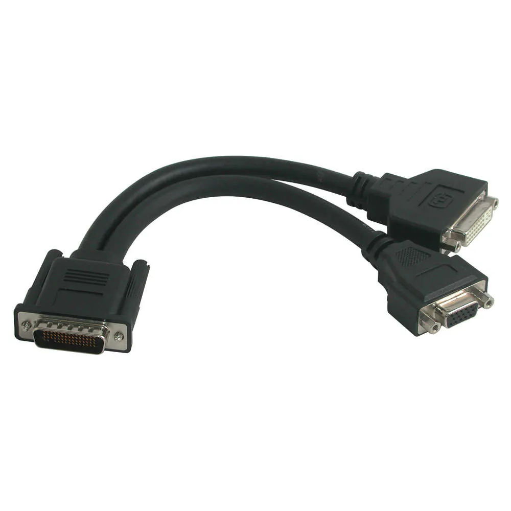 C2G LFH/DMS 59 / DVI-I Female, HD15 F 0,2 m Negro