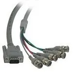 C2G Video HD15M / 5-BNC M cable 2 m VGA (D-Sub) 5 x BNC Gris