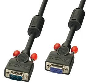 Lindy 5m SVGA Monitor Cable cable VGA VGA (D-Sub) Negro