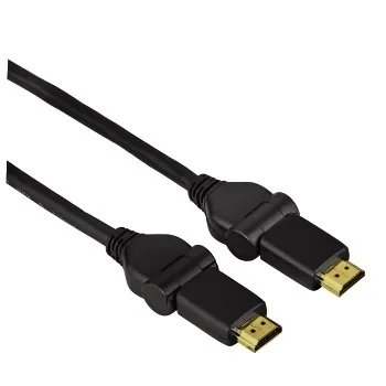 Hama HDMI 1.3 Rotation Cable cable HDMI 3 m HDMI tipo A (Estándar) Negro