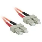 C2G 10m SC/SC LSZH Duplex 62.5/125 Multimode Fibre Patch Cable Cable de fibra óptica e InfiniBand Naranja