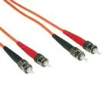 C2G 2m ST/ST LSZH Duplex 62.5/125 Multimode Fibre Patch Cable Cable de fibra óptica e InfiniBand Naranja
