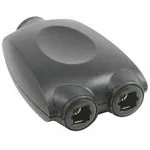 C2G Toslink Digital Audio Splitter 2 x Toslink Negro