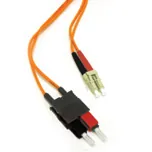C2G 5m LC/SC LSZH Duplex 62.5/125 Multimode Fibre Patch Cable Cable de fibra óptica e InfiniBand Naranja