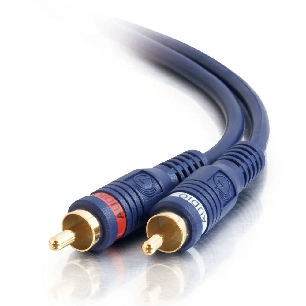 C2G 2m Velocity RCA Audio Cable cable de vídeo compuesto Negro