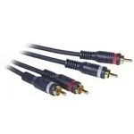 C2G 3m Velocity RCA Audio Cable cable de audio Negro