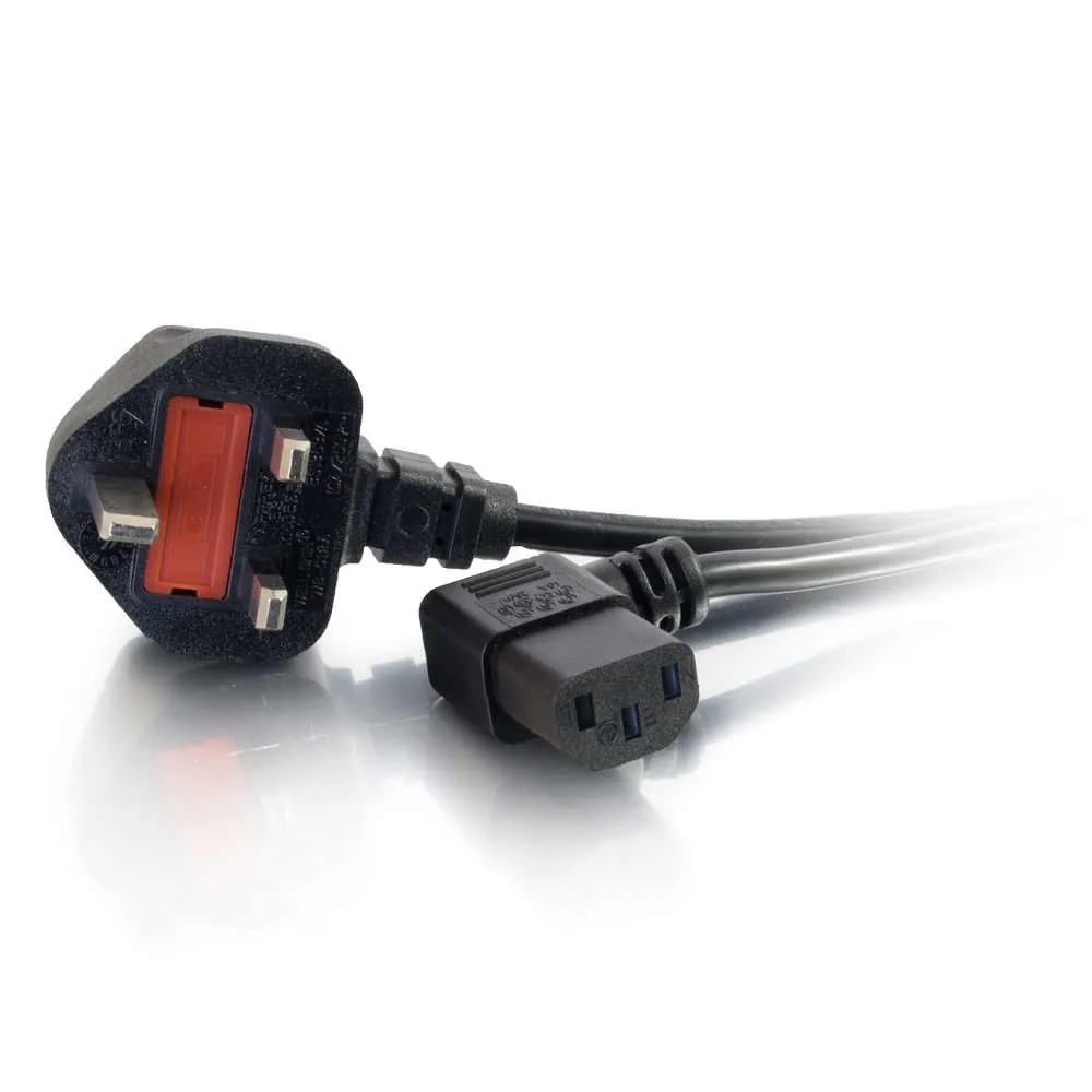 C2G 5m Power Cable Negro BS 1363 C13 acoplador