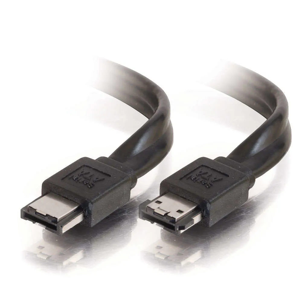 C2G 2m Serial ATA to External Serial ATA Cable cable de SATA eSATA Negro