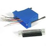 C2G RJ45/DB25M Modular Adapter Azul