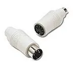 C2G 6-Pin Mini-DIN F / 5-Pin DIN M Blanco
