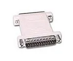 C2G DB25 M/M Gender Changer DB25-Pin Gris