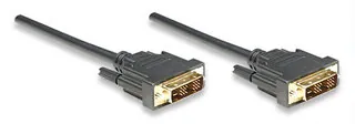 Manhattan Monitor Cable cable de señal 1,8 m Negro