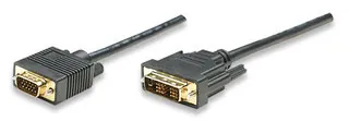 Manhattan Monitor Cable cable de señal 1,8 m Negro