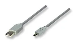 Manhattan Hi-Speed USB 2.0 cable USB 1,8 m USB A Gris
