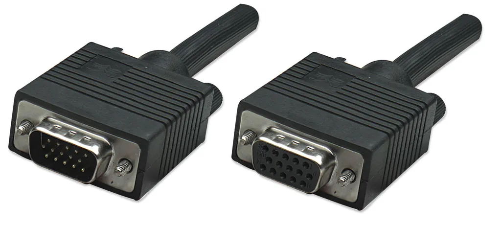 Manhattan 310345 cable VGA 4,5 m VGA (D-Sub) Negro