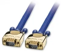 Lindy 2m Gold VGA Cable cable VGA VGA (D-Sub) Azul