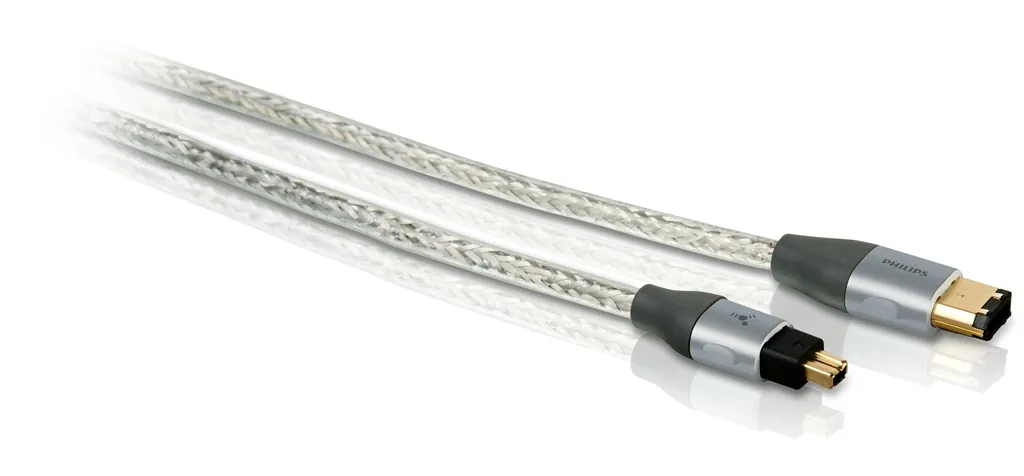 Philips SWV3514S/10 cable firewire 1,5 m 4-p 6-p Plata