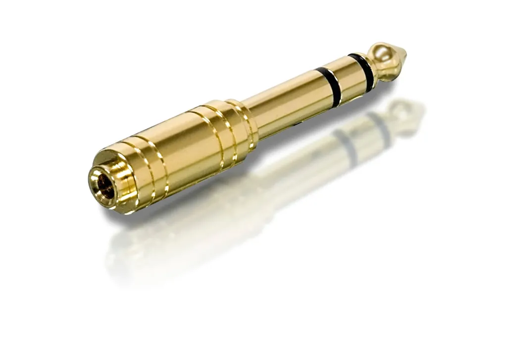 Philips SWA3030S/10 cambiador de género para cable 6.35 mm 3,5 mm Oro