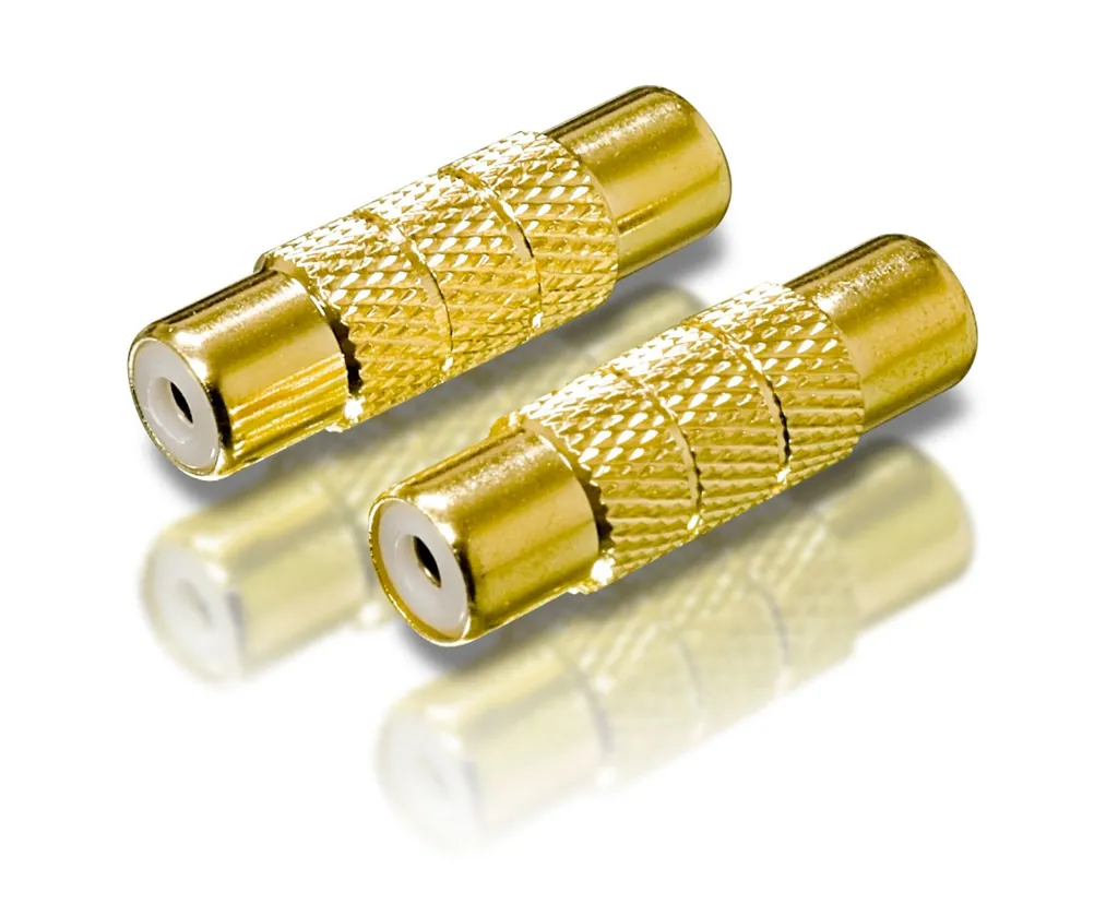 Philips SWA3035S/10 cambiador de género para cable RCA Oro