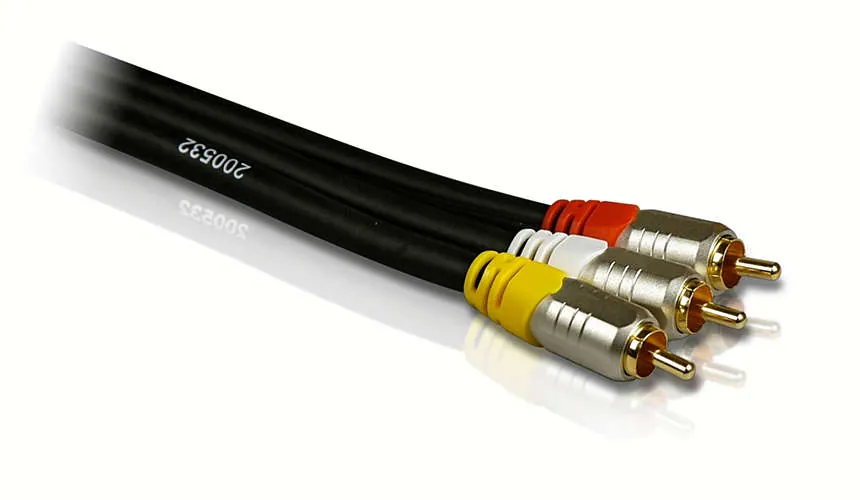 Philips SWV5505/10 cable coaxial 1,5 m 3 x RCA Negro