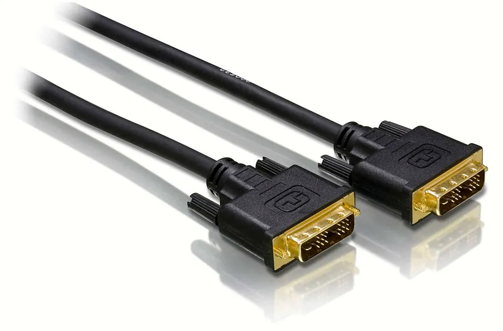 Philips SWV5565/10 cable DVI 1,5 m DVI-D Negro