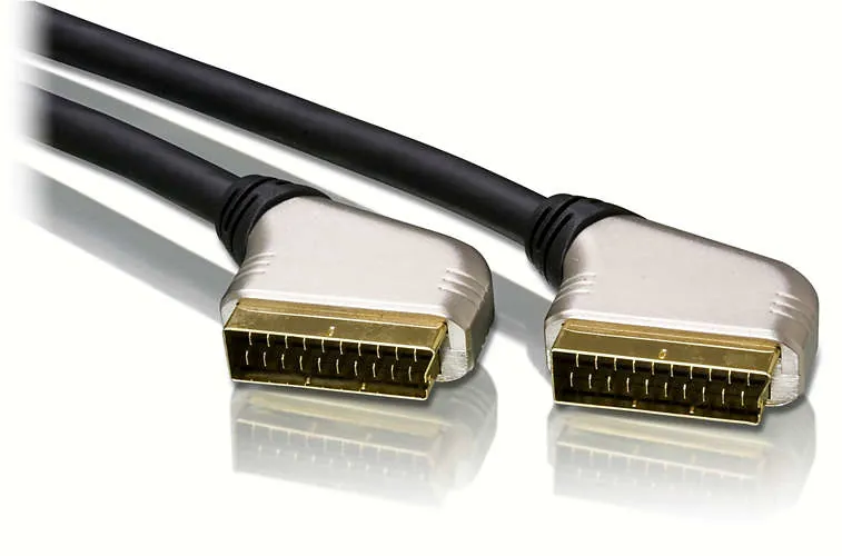 Philips SWV5520/10 cable EUROCONECTOR 2 m SCART (21-pin) Negro