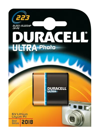 Duracell Ultra Photo 223 Batería de un solo uso 6V Óxido de níquel (NiOx)