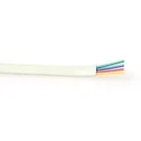 ACT 4-wire Modular Flatcable 100 m Blanco