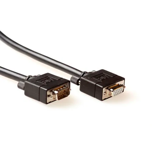 ACT VGA M/F 3.0m cable VGA 3 m VGA (D-Sub) Negro