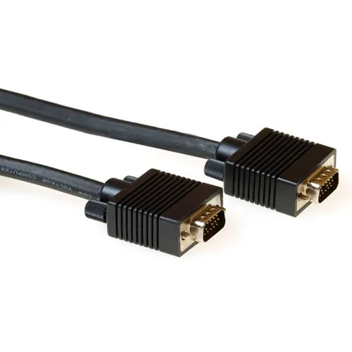 ACT Vga M/M 20.0m cable VGA 20 m VGA (D-Sub) Negro