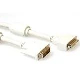 ACT DVI-I Single Link M/F 5.0m cable DVI 5 m Beige