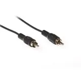 ACT RCA M/M 1.2m cable de audio 1,2 m Negro