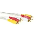 ACT AK2280 cable de vídeo compuesto 2 m 3 x RCA