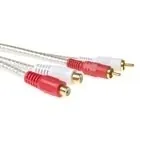 ACT 2 x RCA M/F 5.0m cable de audio 5 m