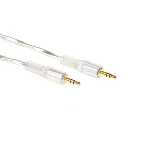 ACT AK2240 cable de audio 2 m 3,5mm Transparente