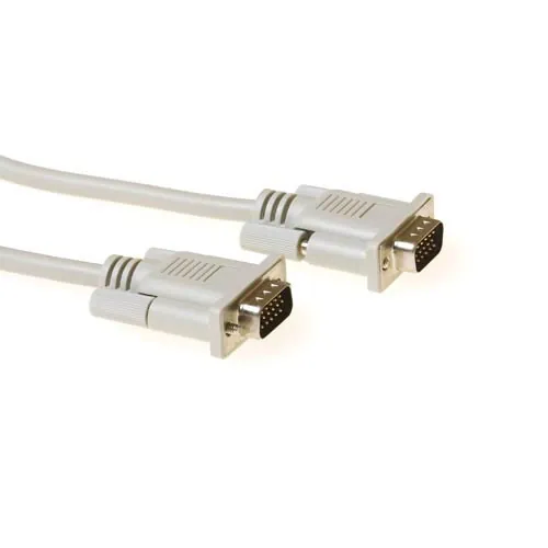ACT VGA connection cable male-male SQ cable VGA 1,8 m VGA (D-Sub) Blanco
