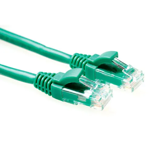 ACT UTP Cat5E 3.0m cable de red Verde 3 m
