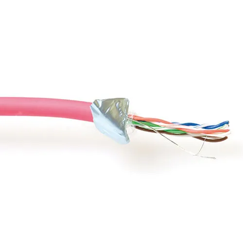 ACT CAT5E FTP LSZH (FP750H) 100m cable de red Rojo