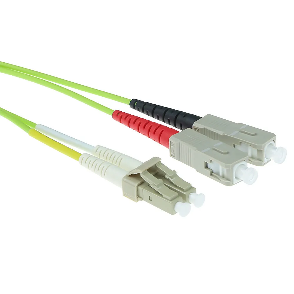 ACT MTRJ-SC 9/125um OS1 Duplex 1m (RL5901) Cable de fibra óptica e InfiniBand Blanco