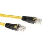 ACT CAT5E UTP cross-over (IB3100) cable de red Amarillo 0,5 m
